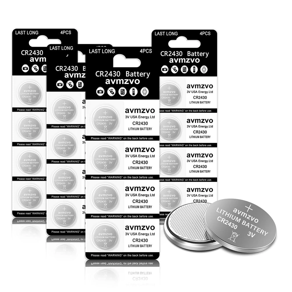 CR2430 button cell 3 V lithium button cell batteries CR 2430 batteries pack of 16