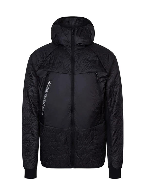 Rock Experience REMJ10861 KATMAI HOODIE HYBRID Jacket Men's CAVIAR XL