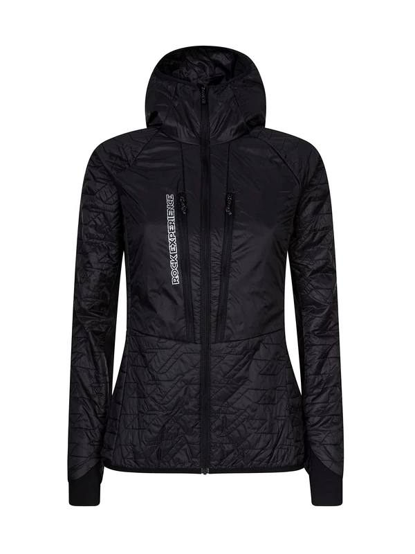 Rock Experience REWJ06641 KATMAI HOODIE HYBRID Jacket Women's CAVIAR S