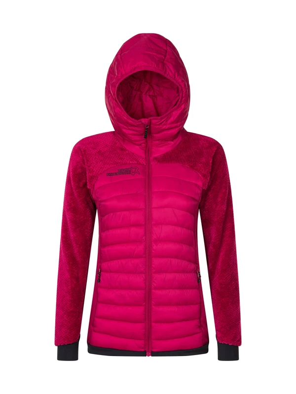 Rock Experience REWJ05261 WILD CAT HYBRID Jacket Women's CHERRIES JUBILEE M