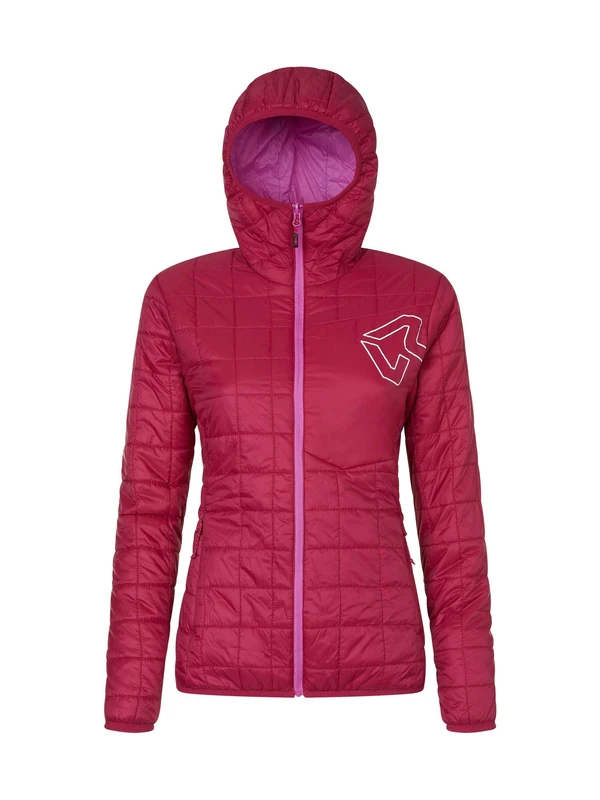 Rock Experience REWJ05731 GOLDEN GATE HOODIE PADDED Jacket Women's 2000 CHERRIES JUBILEE+0834 SUPER PINK XS