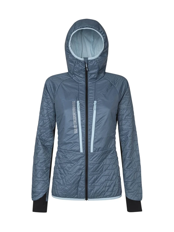 Rock Experience REWJ06641 KATMAI HOODIE HYBRID Jacket Women's 1344 CHINA BLUE+0208 CAVIAR+2285 QUIET TIDE S