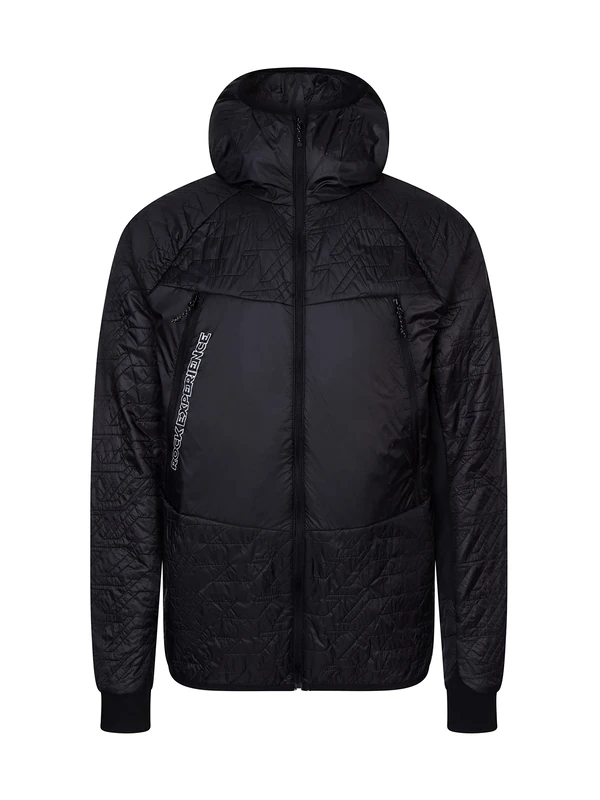 Rock Experience REMJ10861 KATMAI HOODIE HYBRID Jacket Men's CAVIAR M