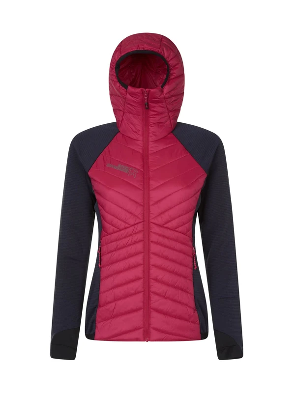 Rock Experience REWJ06121 ECO MANITOBA HYBRID Jacket Women's 2000 CHERRIES JUBILEE+1330 BLUE NIGHTS S