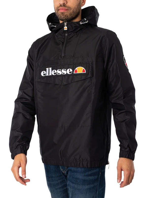 Ellesse Men's Mont 2 Over Head Jacket, Anthracite, 4XL