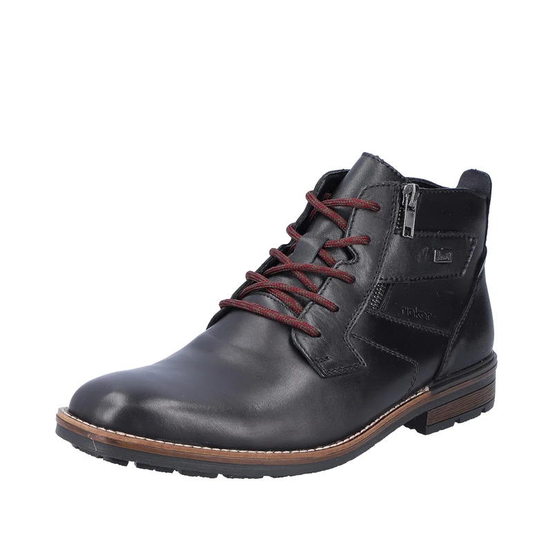 Rieker Men's B1334 Lace-Up Boots, black, 8 UK