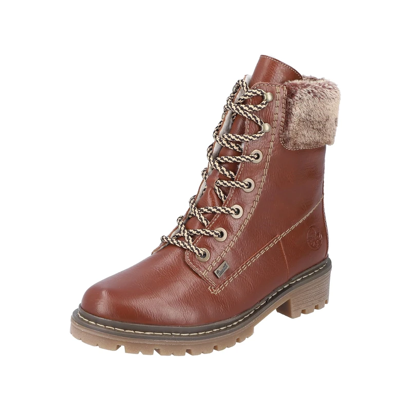 Rieker Women's Y9530 Lace-Up Boots, brown, 5 UK
