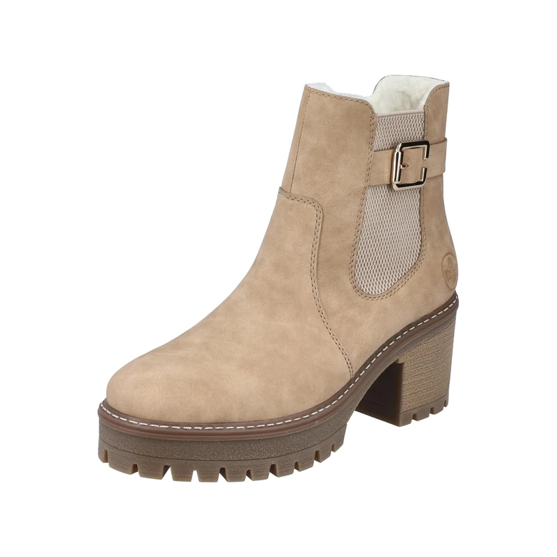 Rieker Women's Y8554Chelsea Boots, beige, 6 UK