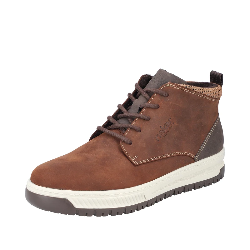 Rieker Men's 38541 Lace-Up Boots, brown, 43 EU Weit