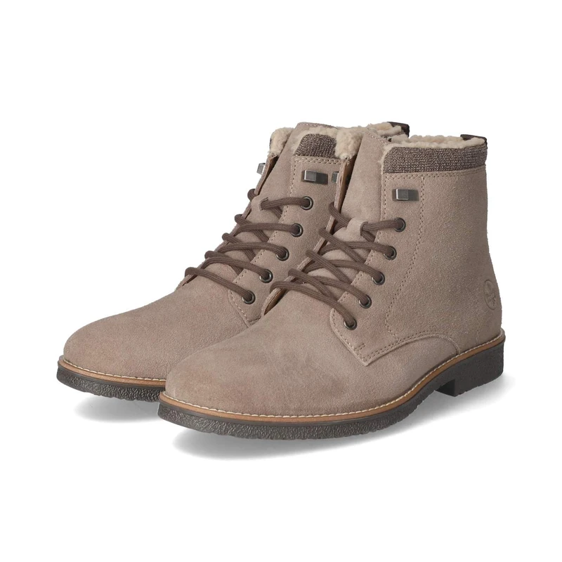Rieker Men's 33670 Short Boots, Beige, 10.5 UK