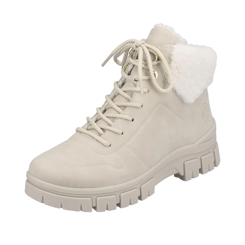 Rieker Women's Z1101 Short Boots, beige, 6 UK