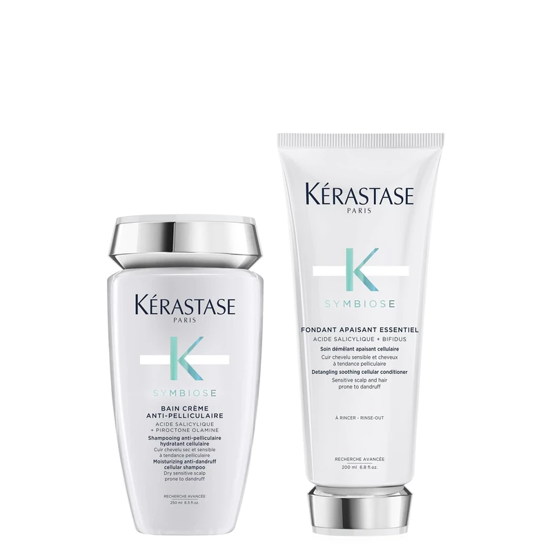 Kérastase Symbiose, Moisturising Anti-Dandruff Cellular Shampoo + Kérastase Symbiose, Detangling Soothing Cellular Conditioner