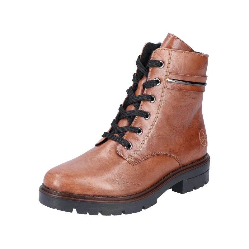 Rieker Women's Z2842 Lace-up Boots, Brown, 8 UK