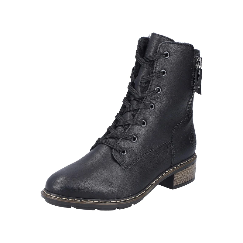Rieker Women's 77220 Lace-Up Boots, black, 6 UK