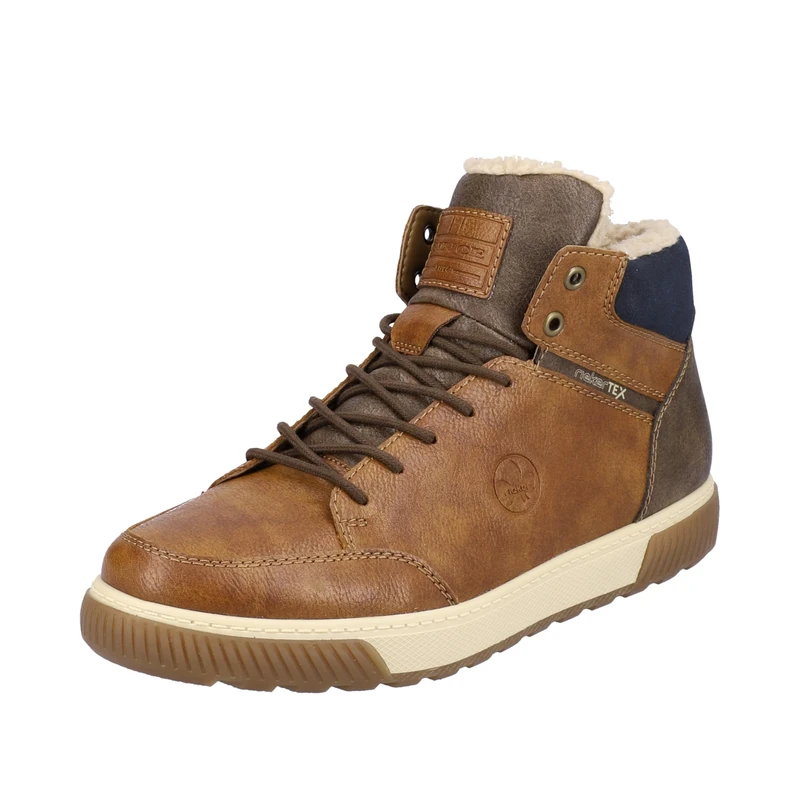 Rieker RiekerTEX U0074 Men's Winter Boots, Loose Insole, Water-Repellent, Brown 25, 11 UK