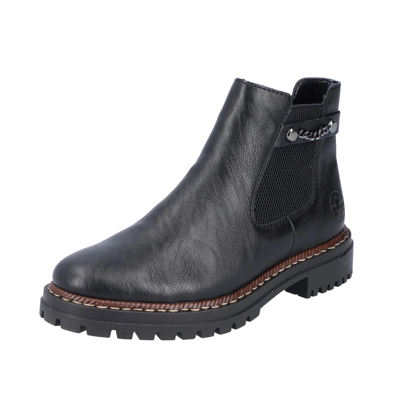 Rieker Women's Chelsea Boots 52054, black, 6.5 UK