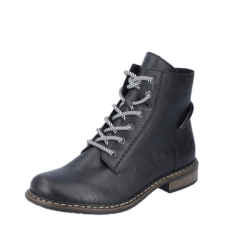 Rieker Women's 71230 Lace-Up Boots, black, 6.5 UK