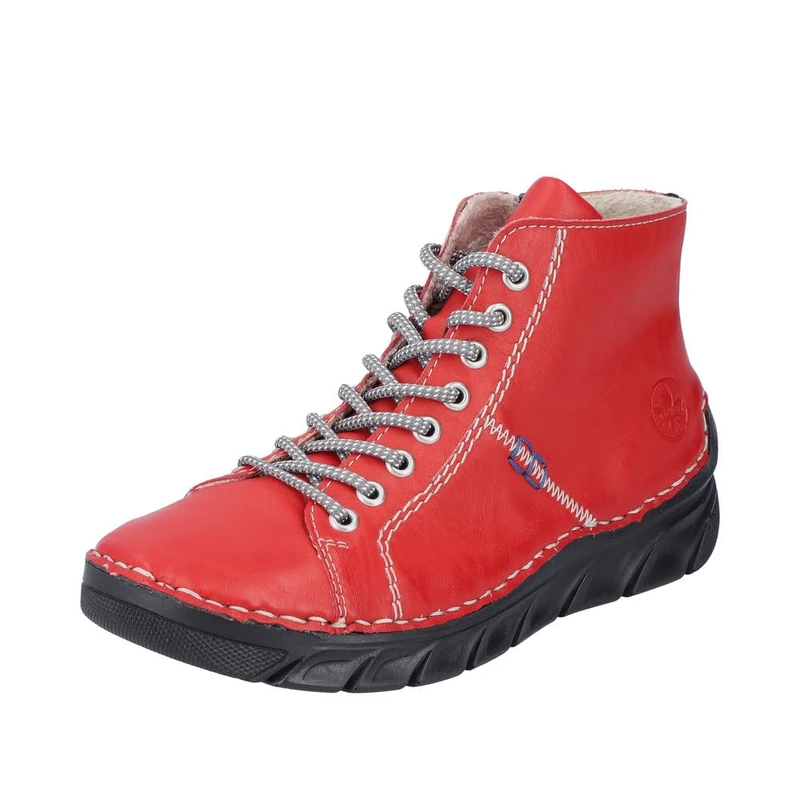 Rieker Women's Classic Ankle Boots 71510, Women's Ankle Boots, red, 8 UK