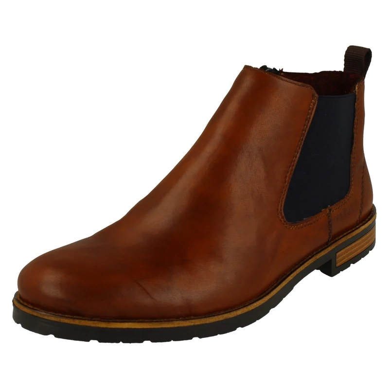 Rieker Mens Chelsea Boots 14653-24 - Brown Leather - UK Size 9.5 - EU Size 44- US Size 10.5
