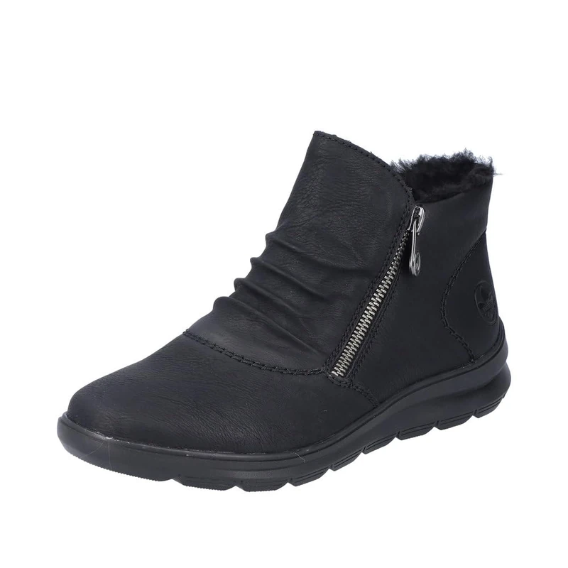 Rieker Z0051 Women's Short Boots, black, 4 UK