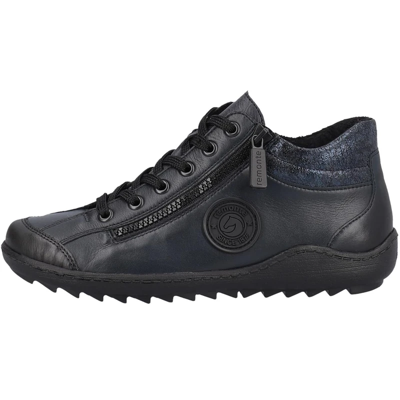 Remonte Women's R1477 Trainers, Black Lake Ocean Blue 15, 7 UK