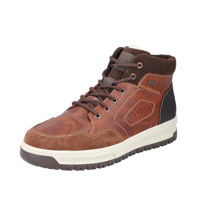 Rieker Men's 38544 Lace-Up Boots, Brown 24, 43 EU Weit