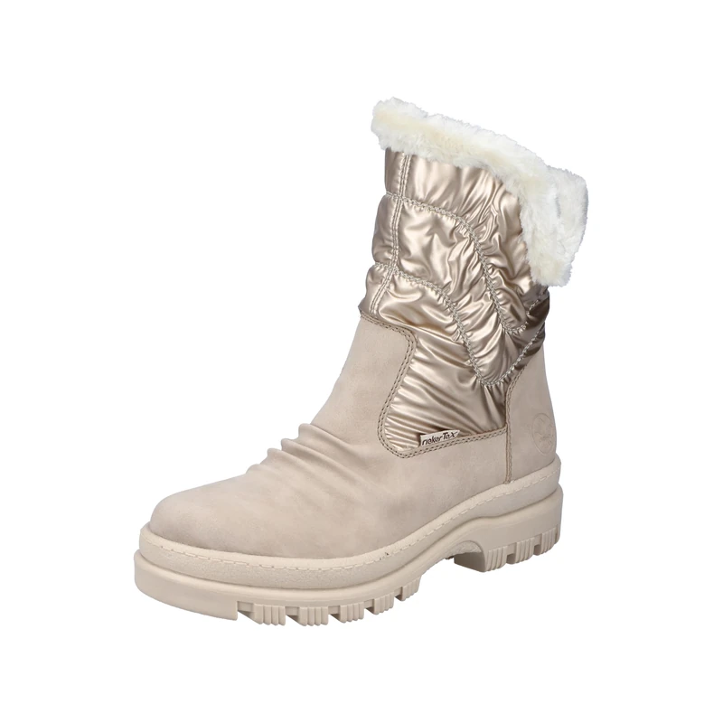 Rieker Women's X9091 Short Boots, beige, 6 UK