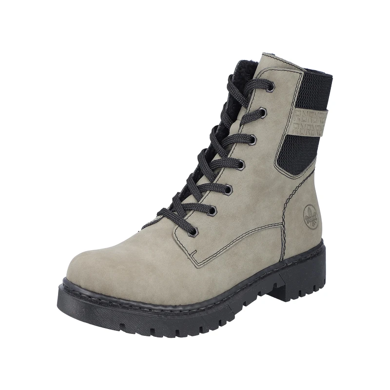 Rieker Women's Y2431 Lace-Up Boots, Green, 6 UK