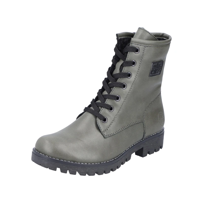 Rieker Women's 78510 Lace-Up Boots, Green, 3.5 UK - Image 1