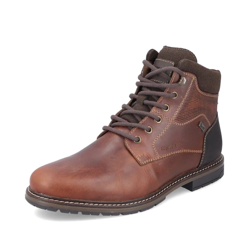 Rieker Lennox Mens Boots 9.5 Amaretto/Moro Lea