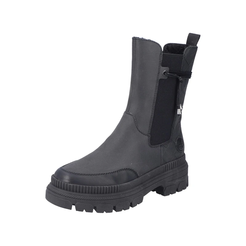 Rieker Women's Y9371Chelsea Boots, black, 7.5 UK