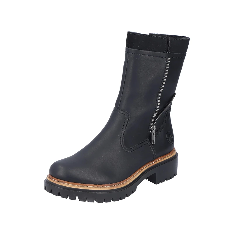Rieker Women's 72680 Fashion Boots, black, 8 UK