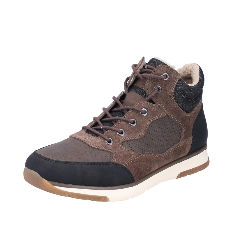 Rieker Men's B2044 Short Boots, Brown Combi, 8 UK