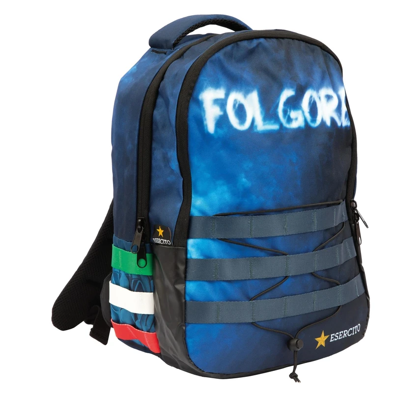 GIOCHI PREZIOSI Boys Italian Army School Backpack, blue, dim 29x41x17, italian army - Image 1