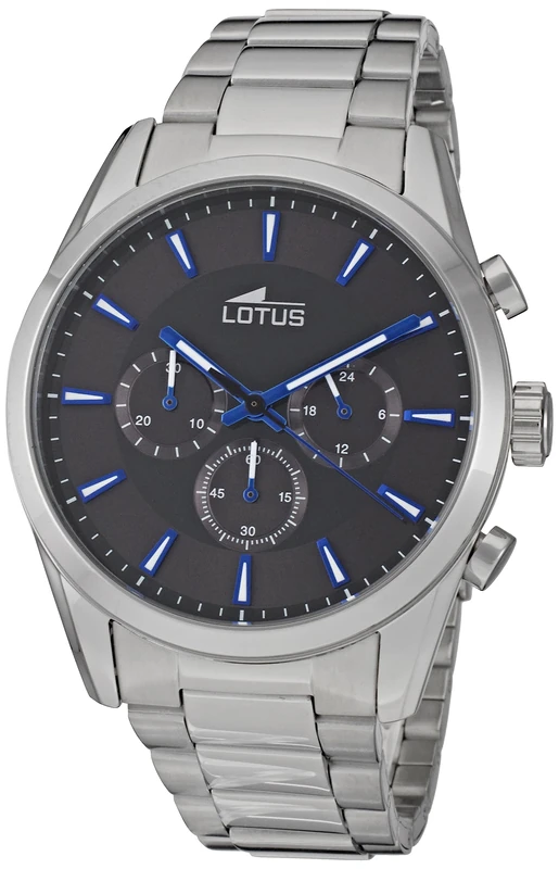 Lotus Mens Stainless Steel Chronograph Watch with Steel Bracelet 18922/2