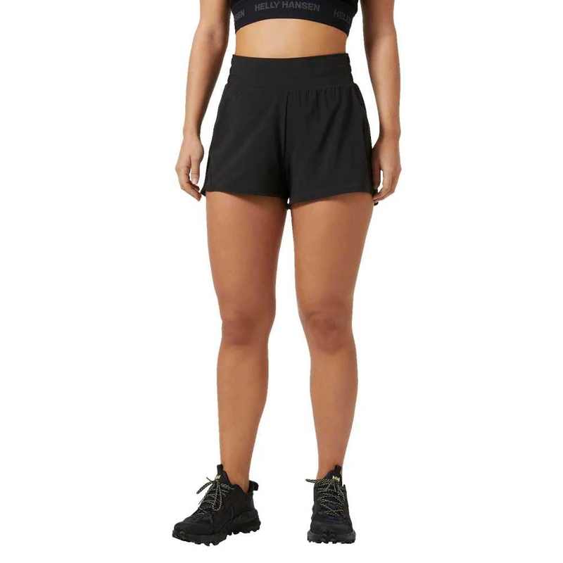 Helly Hansen Womens W Tech Trail Shorts - Black, XL - Image 1