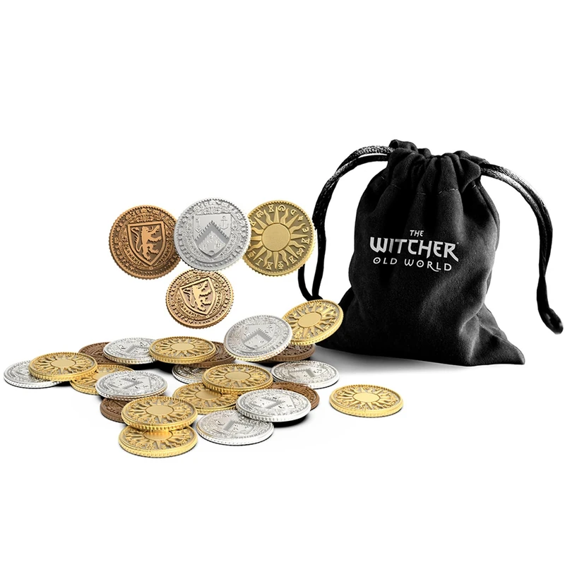 Go On Board | Metal Coins: The Witcher: Old World | Accessory - Image 1