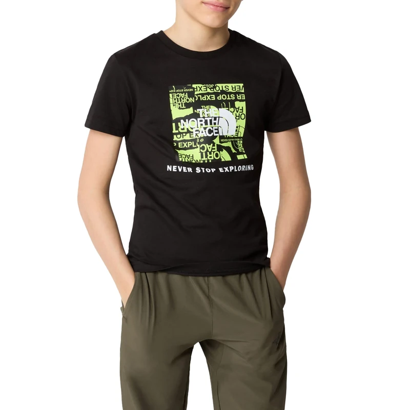 THE NORTH FACE Teen Redbox Sweatshirt White-100 140