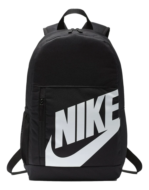 Nike Elemental 21L Backpack - Black/White, One Size, Eco-friendly Design