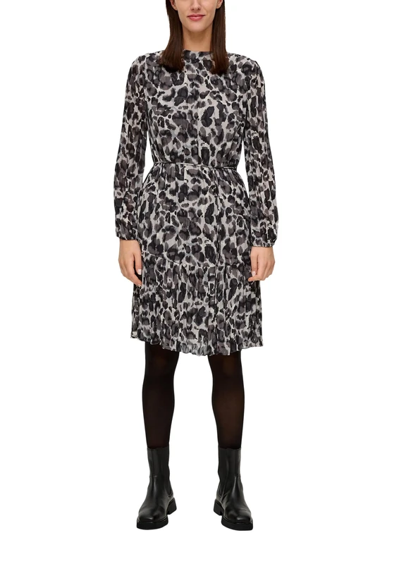 s.Oliver Black Label Women's Chiffon Blouse Dress, White, 18