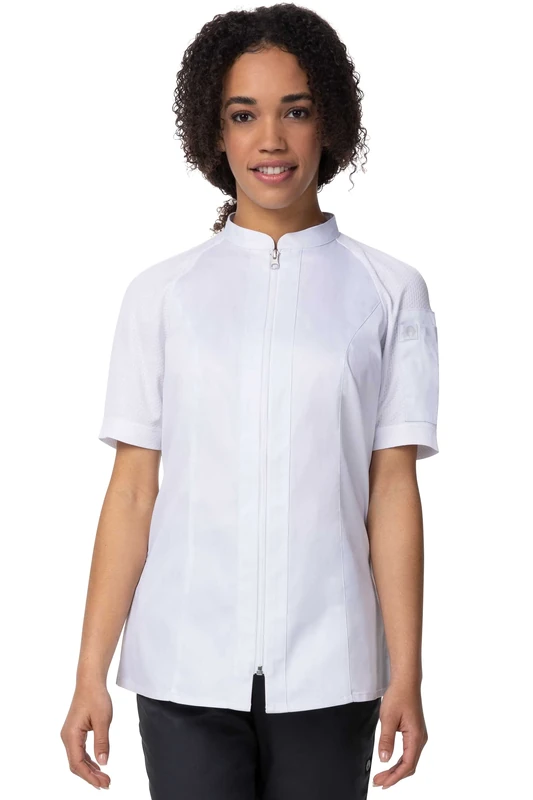 Chef Works Women's Arcadia Chef Coat, White, XS