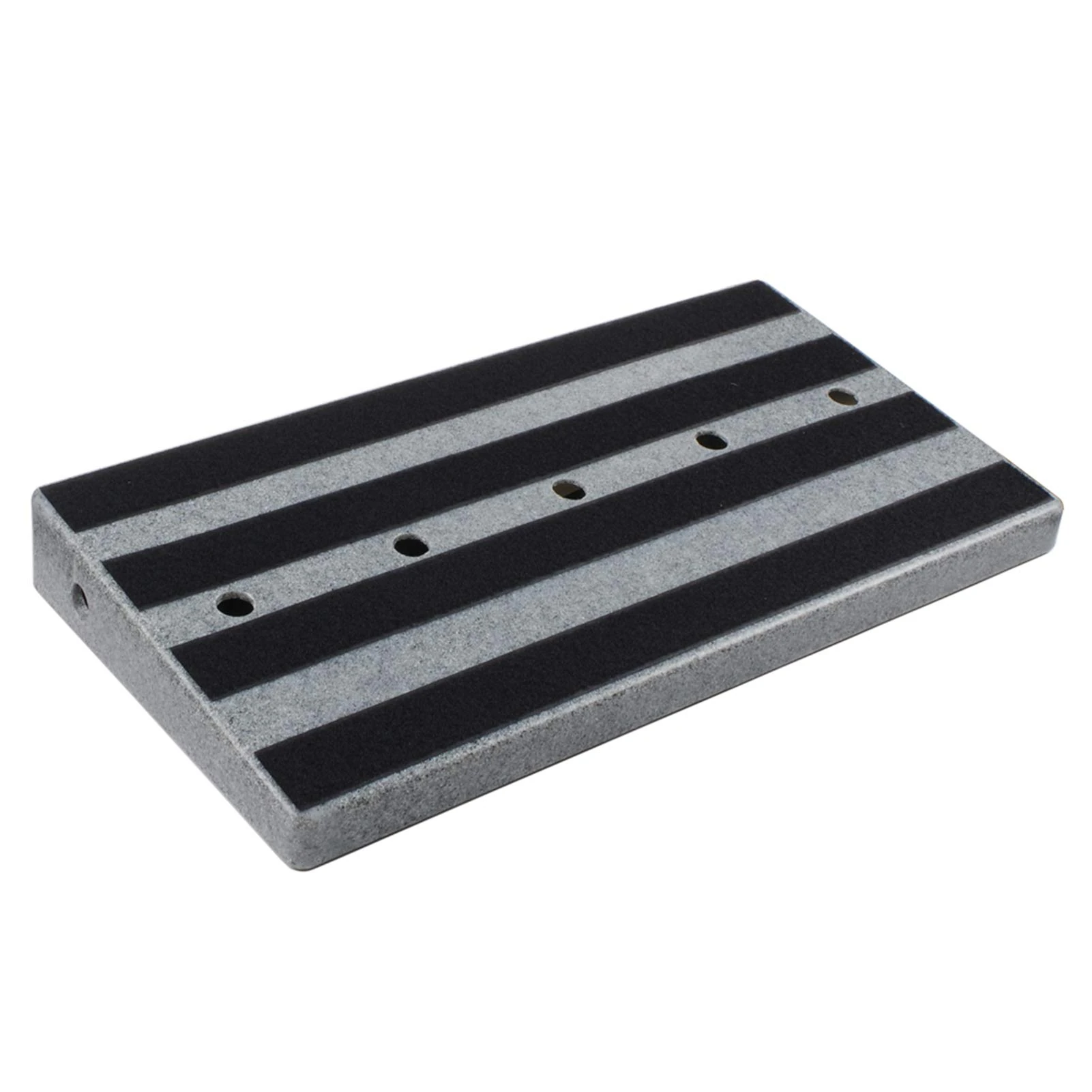 Guitar Effects Pedal Board,Lechnical Sturdy Guitar Effects Pedal Board Big Size Guitar Pedal Panel with Sticking Tape Screwdriver Compatible with Most Effects Pedals, Black, with 11 holes