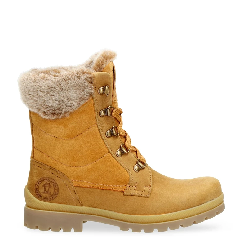 Panama Jack Tuscani B1 Napa Grass Women's Warm Lined Snow Boots, Ocre, 7 UK
