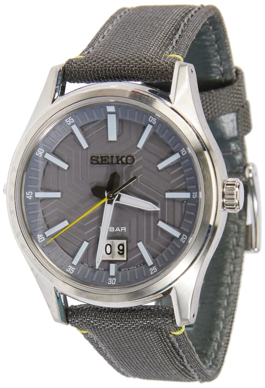 Seiko Analog SUR543P1, Grey, Strip