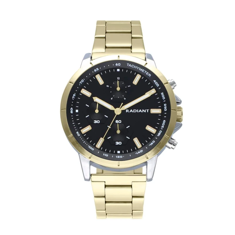 RADIANT Analog Model Mauricio 44mm Multi Black dial ipg Bra Brand