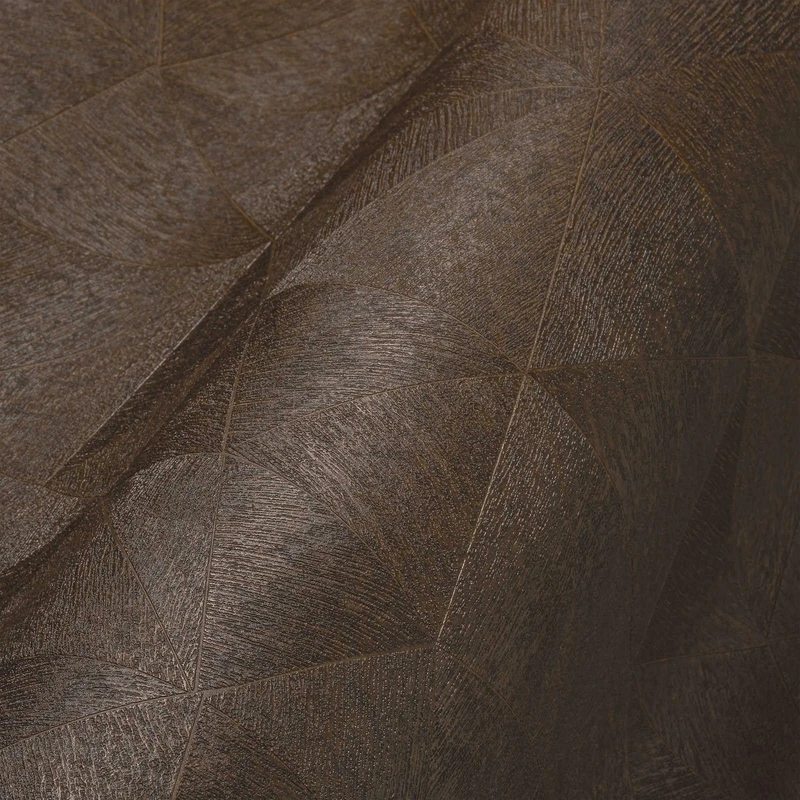 Livingwalls Travel Styles Non-Woven Wallpaper with Mosaic Look in Brown - Tropical Wallpaper for Various Rooms in 10.05 m x 0.53 m