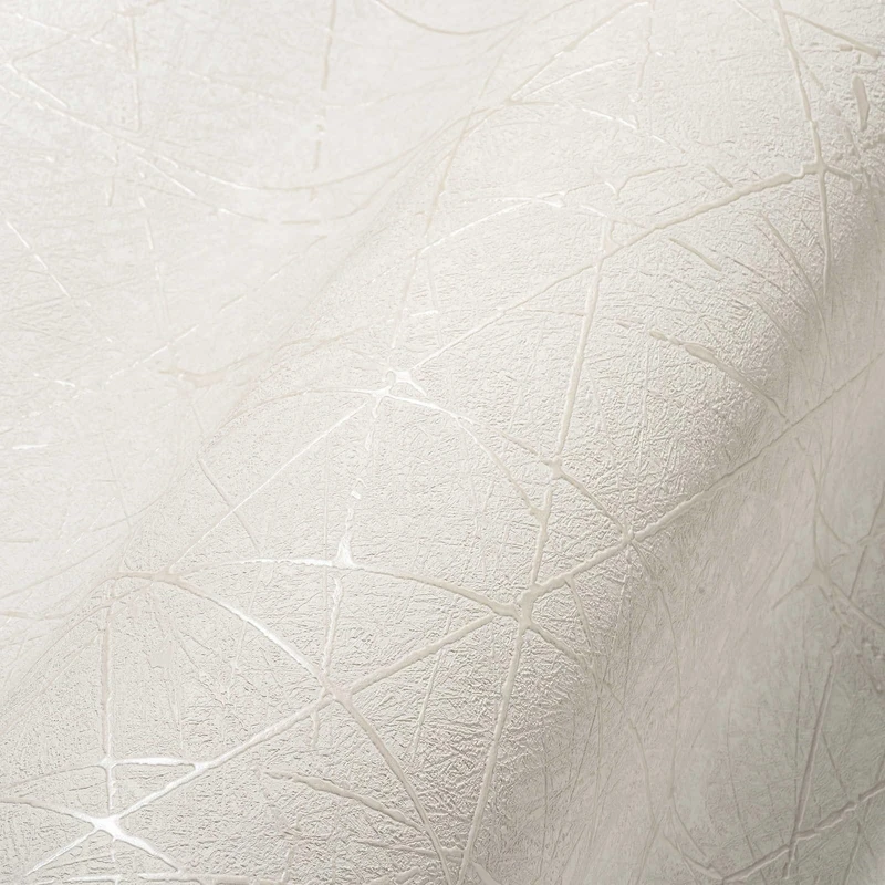 Livingwalls Travel Styles Non-Woven Wallpaper with Colour Stripes in White and Cream Oriental Wallpaper for Various Rooms 10.05 m x 0.53 m