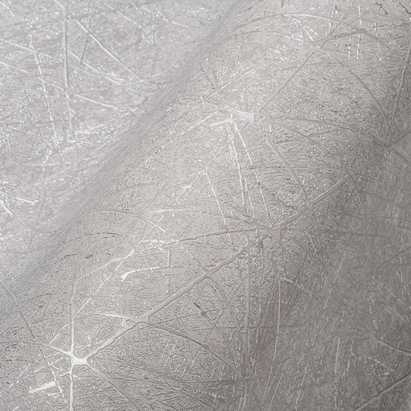 Livingwalls Travel Styles Non-Woven Wallpaper - Wallpaper with Colour Stripes in Grey and Silver - Oriental Wall Wallpaper for Various Rooms in 10.05 m x 0.53 m