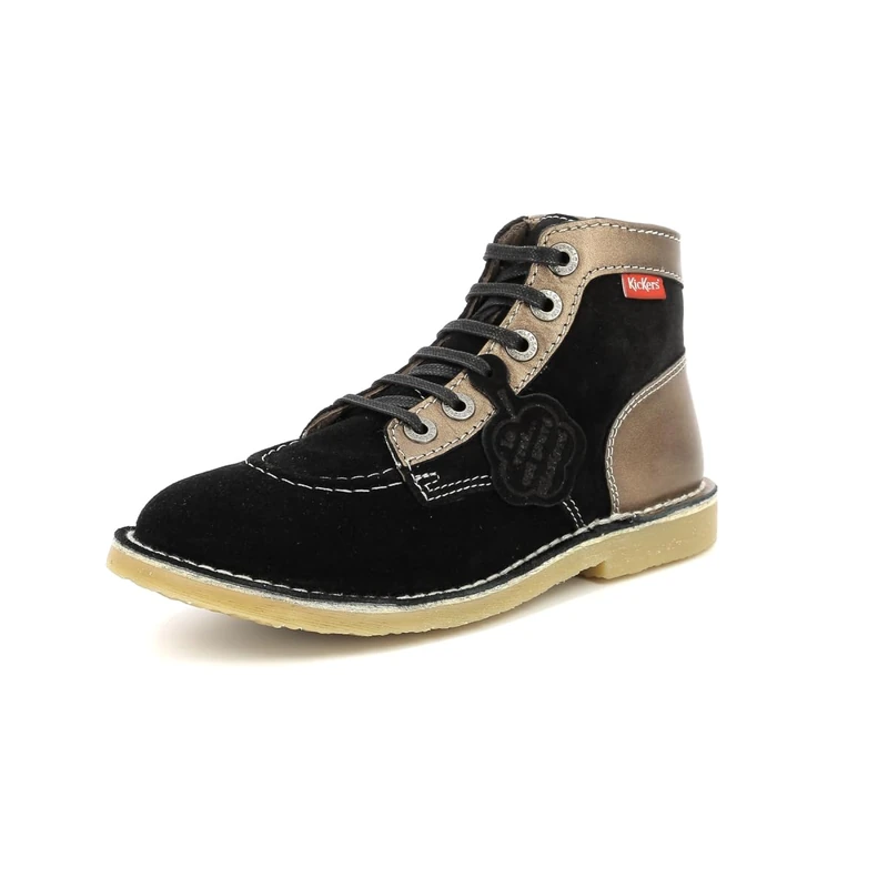 Kickers Kicklegend, Unisex Ankle Boots, Black Bronze, 5 UK