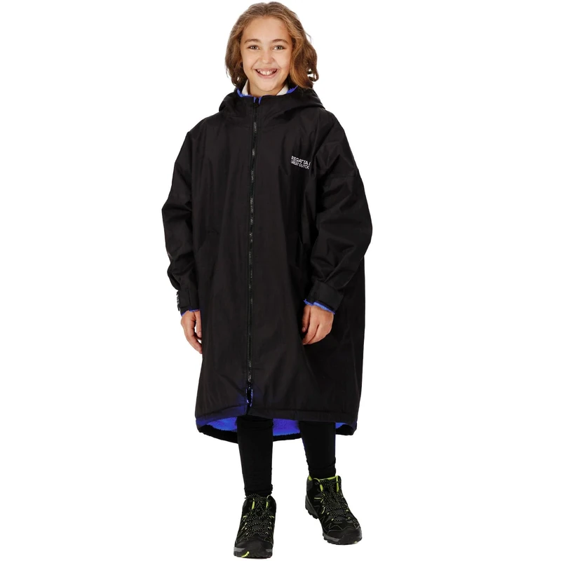 Regatta Unisex Kids Waterproof Changing Robe Oversized Fleece Lined Windproof
